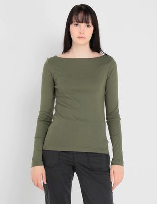 Playera Gap cuello ojal para mujer