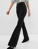 Jeans flare corte cintura alta para mujer