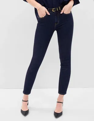Jeans skinny corte cintura para mujer