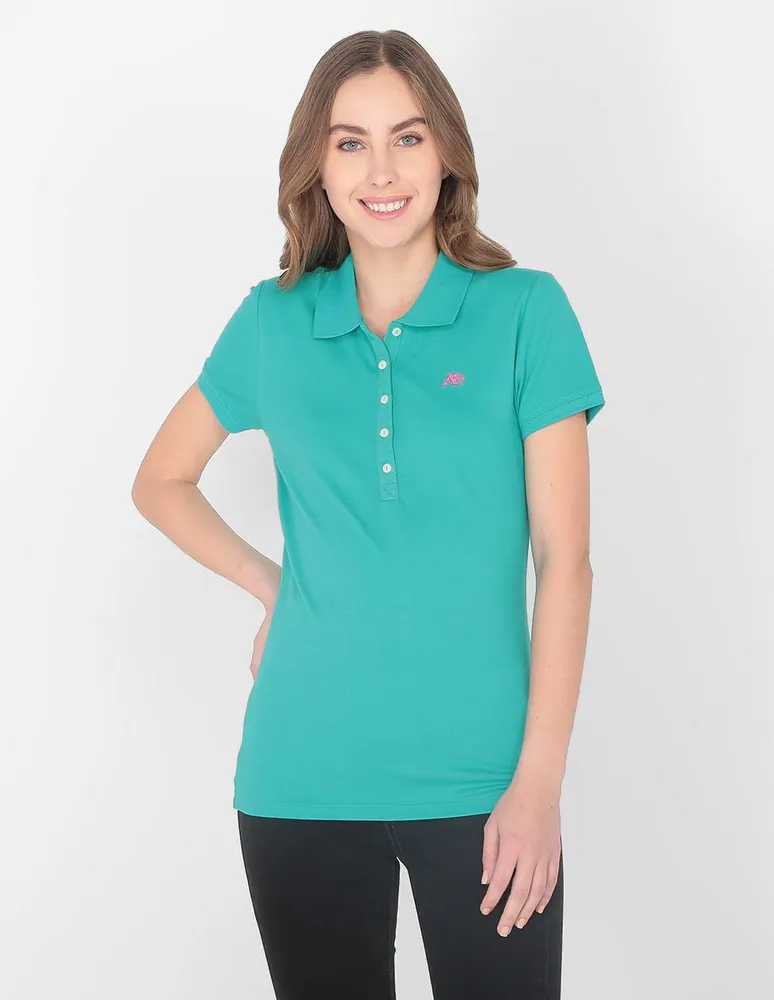 Playera tipo polo Aéropostale para mujer