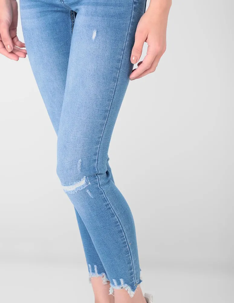 Jeans skinny Non Stop corte cintura para mujer