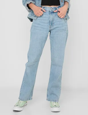 Jeans straight Aéropostale corte cintura para mujer