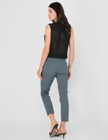 pantalón slim petite corte cintura