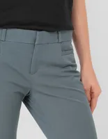 pantalón slim petite corte cintura