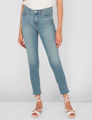 jeans skinny banana republic lavado claro corte cintura para mujer