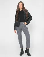 pantalón banana republic slim a cuadros para mujer