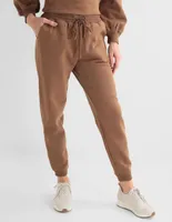 Pants straight con elástico para mujer