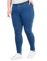 Jegging skinny 365 Essential lavado obscuro corte cintura para mujer