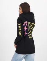 Sudadera Yakuza para mujer con capucha