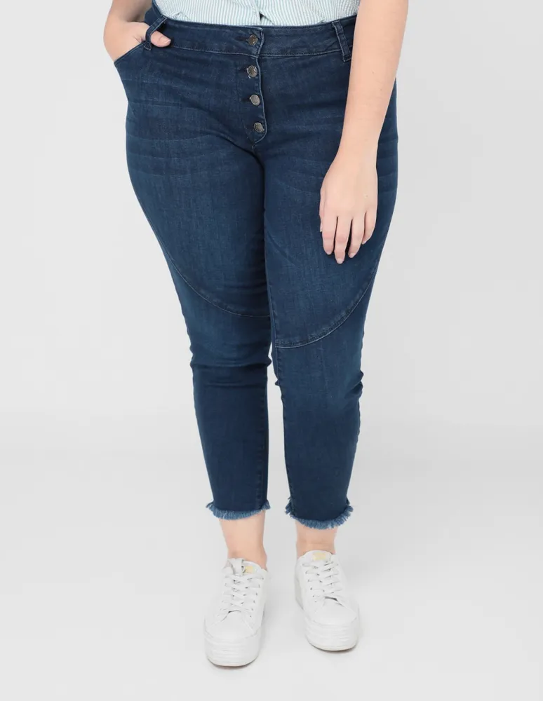 Jeans skinny The Pattern corte cintura para mujer