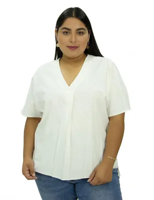 Blusa casual Locura manga corta para mujer