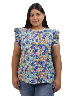 Blusa casual Locura manga corta para mujer