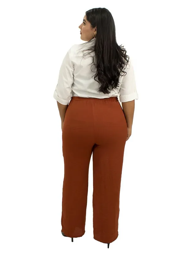 Conjunto pants regular Roman Fashion con elástico para mujer