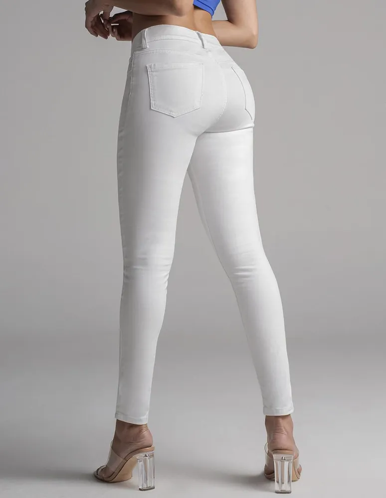 Jeans super skinny Seven Jeans corte cintura alta para mujer