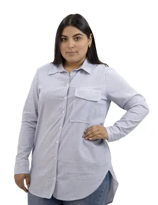 Blusa casual Locura manga larga para mujer