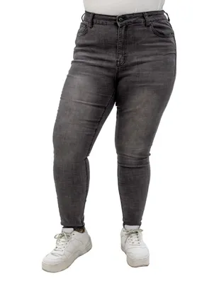 Jeans skinny Locura ncmp279 corte cintura alta para mujer