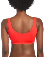 Top bikini Nike sin copa para mujer