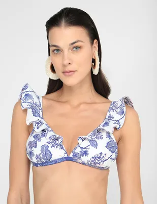 Top MAP floral copa removible para mujer