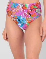 Bikini MAP floral cintura alta para mujer