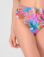 Bikini MAP floral cintura alta para mujer