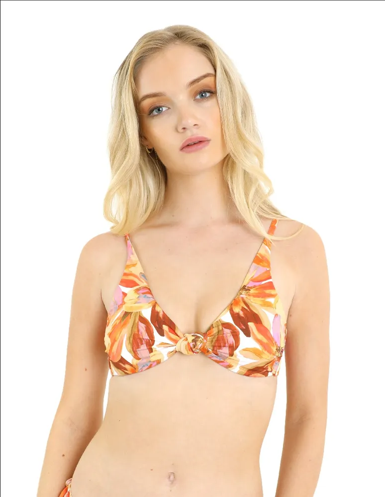 Top bikini Zingara floral para mujer