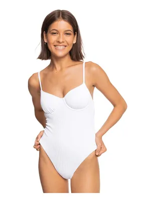 Traje de baño Roxy acanalado para mujer