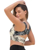 Top bikini Leonisa floral con copa removible para mujer