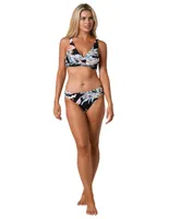 Top bikini Jantzen floral con removible para mujer