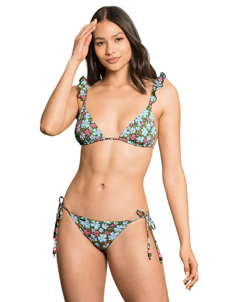 Tanga Maaji floral cadera para mujer