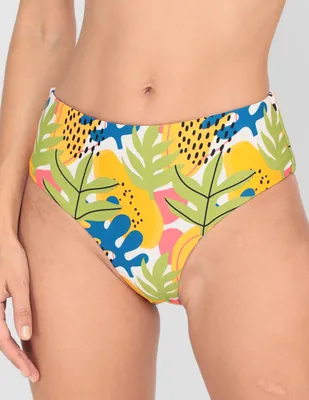 Bikini MAP floral corte cintura para mujer