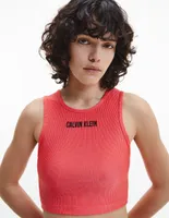 Top Calvin Klein cuello redondo para mujer