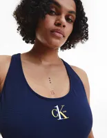 Traje de baño Calvin Klein con logo para mujer