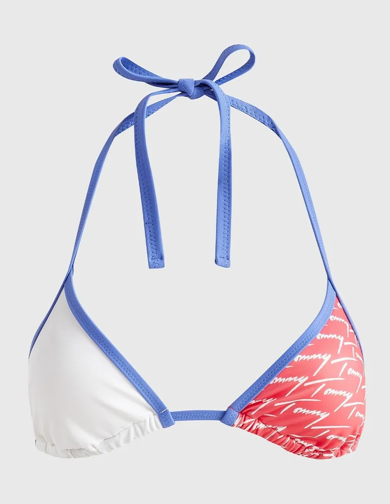 Top bikini Tommy Hilfiger copa removible para mujer