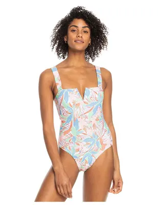 Traje de baño Roxy floral para mujer