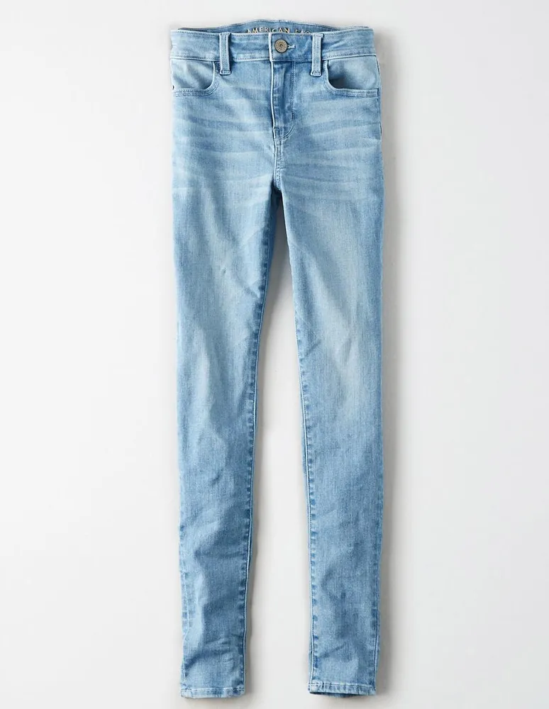 AMERICAN EAGLE Jeans skinny American Eagle lavado claro corte cintura para  mujer