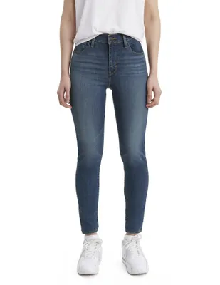 Jeans skinny Levi's 720 lavado obscuro corte cintura alta para mujer