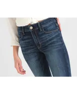 Jeans skinny American Eagle lavado destruido corte cintura para mujer