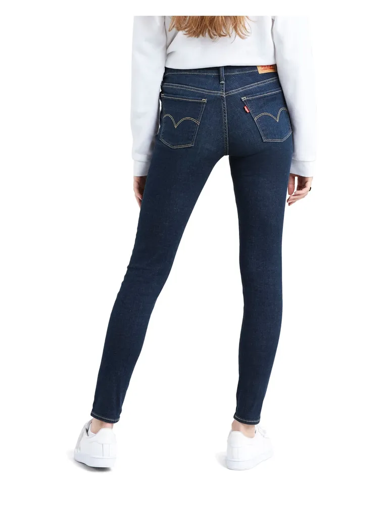 Jeans skinny Levi's lavado obscuro corte cadera para mujer