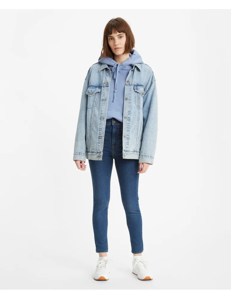 Jeans skinny Levi's Mile corte cintura alta para mujer