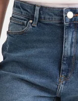 Jeans slim Only deslavado corte cintura para mujer