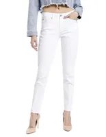 Jeans skinny Denizen lavado bitono corte cadera para mujer