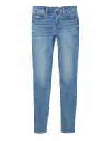 Jeans slim American Eagle lavado claro corte cintura para mujer