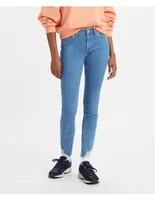 Jeans skinny Levi's 711 lavado obscuro corte cadera para mujer