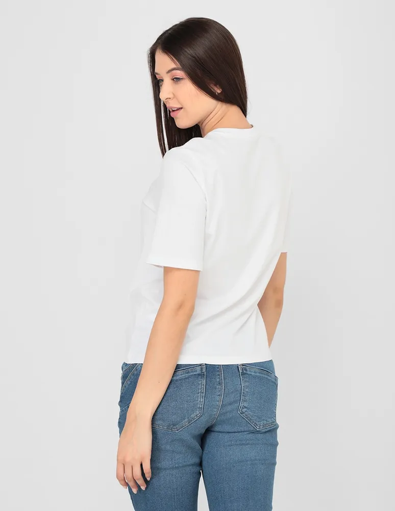 Jeans skinny Only lavado destruido corte cintura para mujer