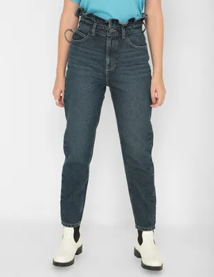 Jeans slim That's It lavado obscuro corte cintura alta para mujer