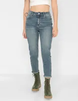 Jeans skinny That's It lavado desgastado corte cintura para mujer