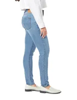 Jeans skinny Denizen lavado medio corte cintura alta para mujer