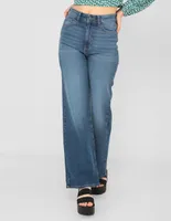 Jeans straight That's It lavado claro corte cintura para mujer