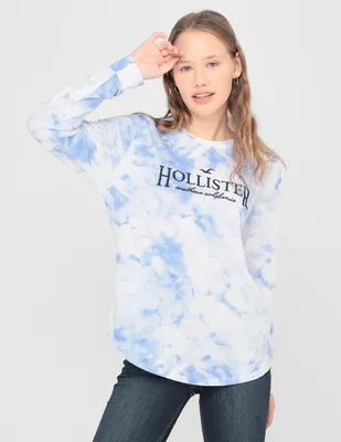 Playera Hollister Xmas22 cuello redondo para mujer