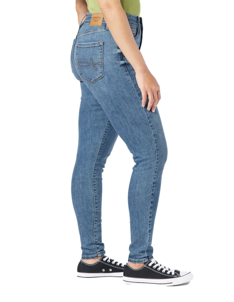 Jeans skinny Denizen Sculpting Ultra High-rise super lavado medio corte cintura alta para mujer